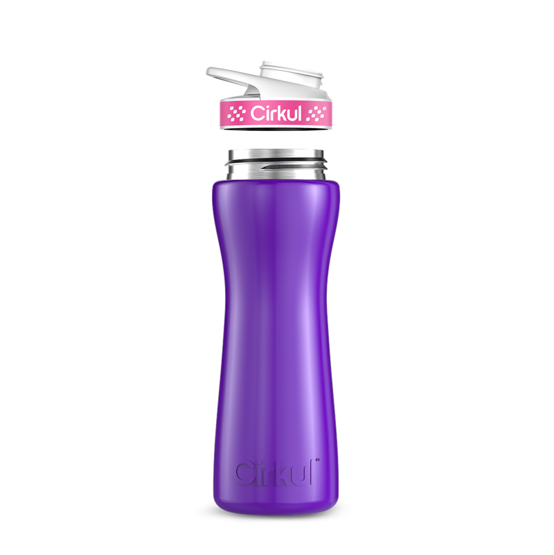 22oz. Stainless Steel Bottle & Comfort Grip Lid WQ42