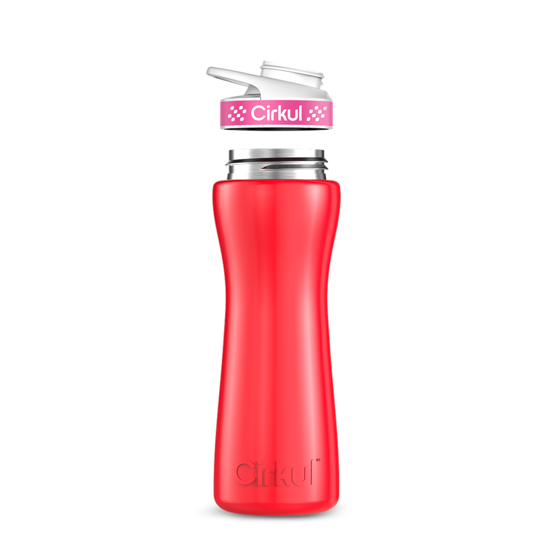 22oz. Stainless Steel Bottle & Comfort Grip Lid WQ42