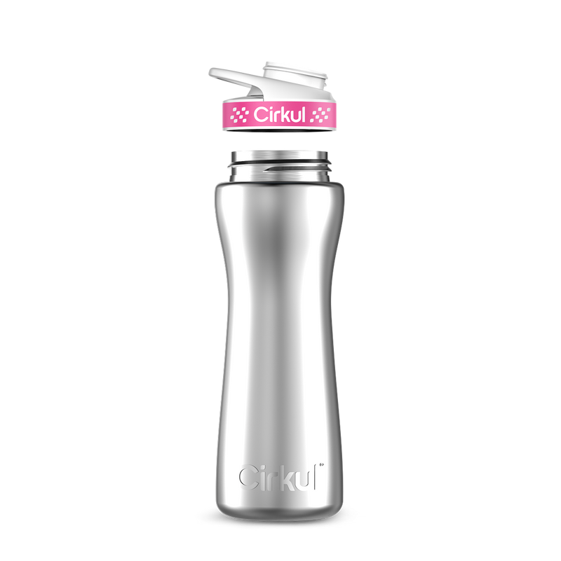 22oz. Stainless Steel Bottle & Comfort Grip Lid WQ42