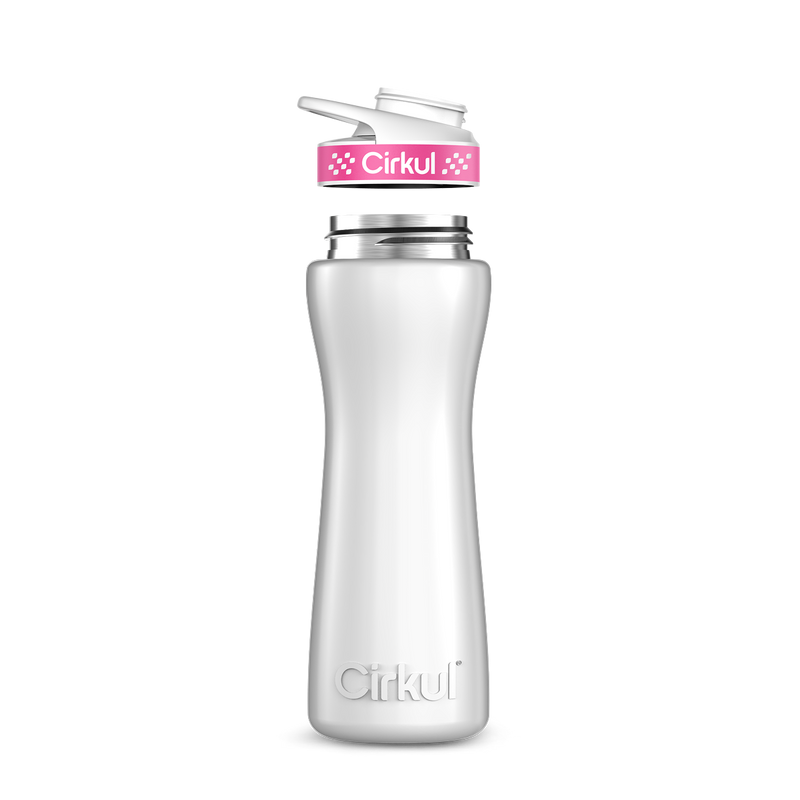 22oz. Stainless Steel Bottle & Comfort Grip Lid WQ42