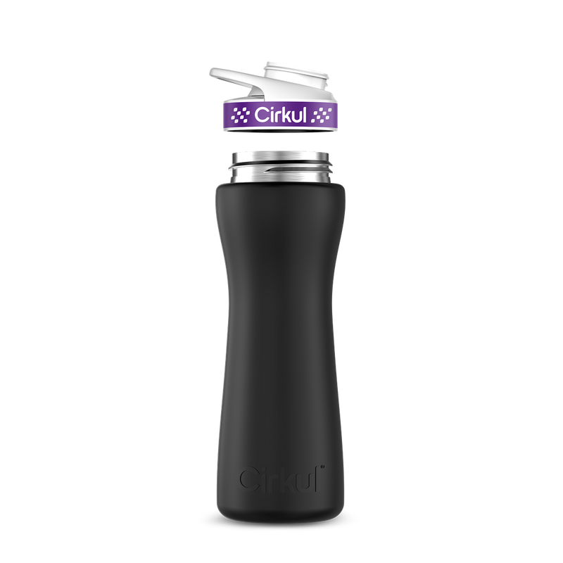 22oz. Stainless Steel Bottle & Comfort Grip Lid WQ42