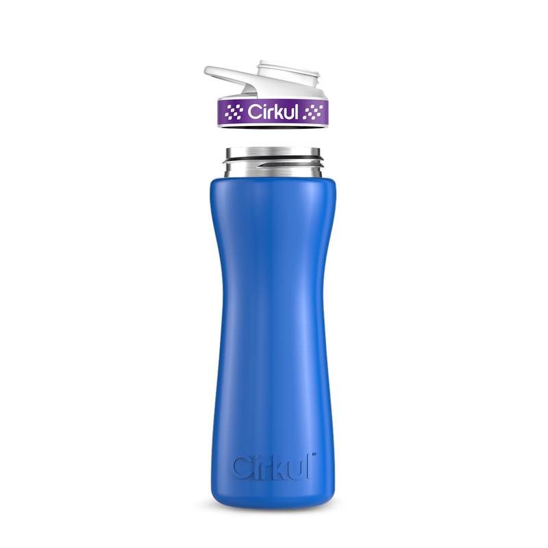 22oz. Stainless Steel Bottle & Comfort Grip Lid WQ42