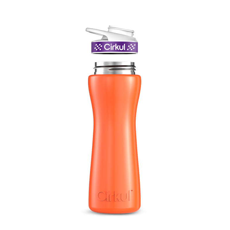 22oz. Stainless Steel Bottle & Comfort Grip Lid WQ42
