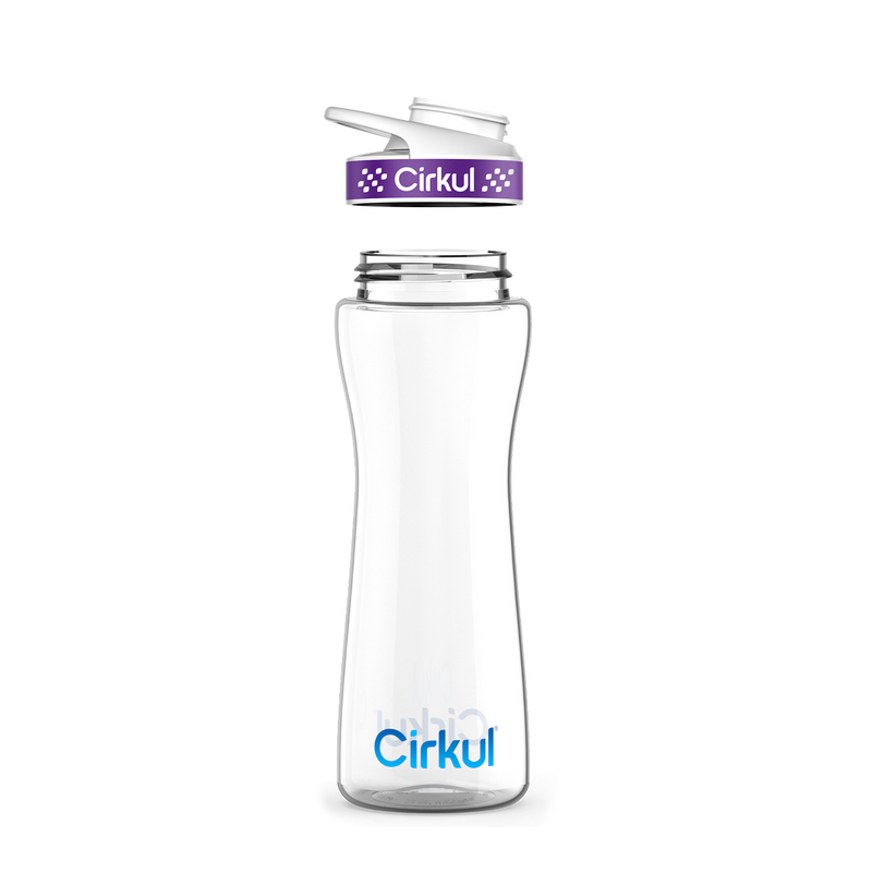 22oz. Plastic Bottle & Comfort Grip Lid AODC