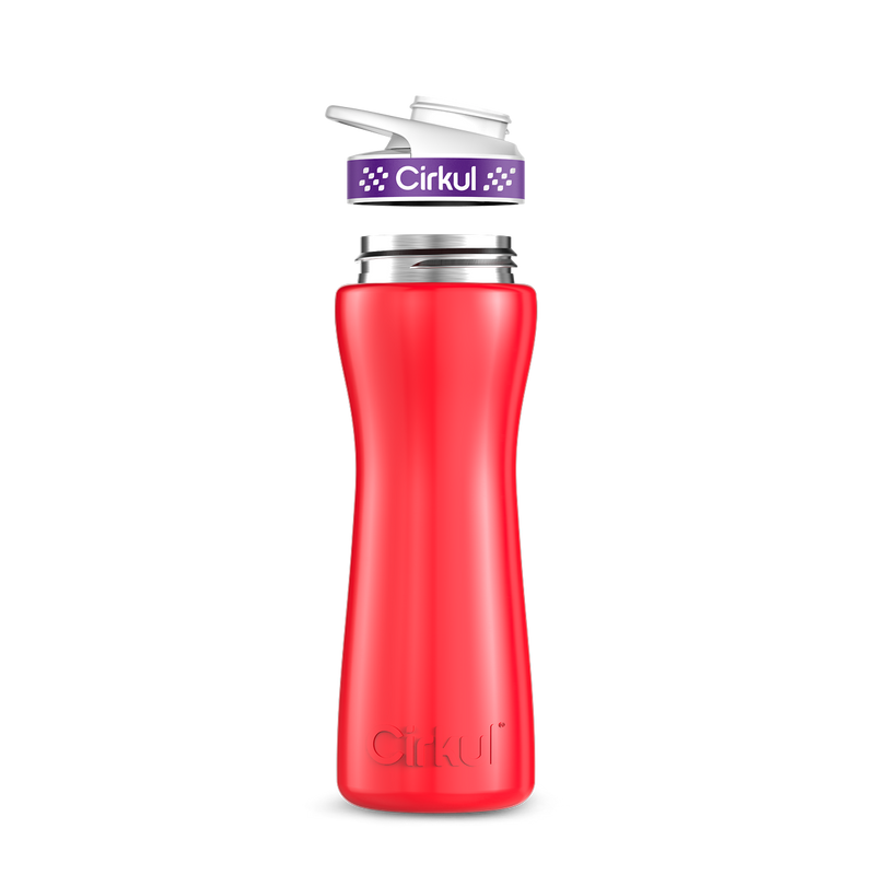 22oz. Stainless Steel Bottle & Comfort Grip Lid WQ42