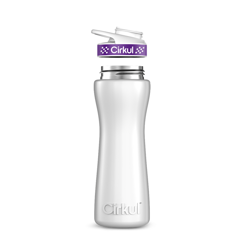 22oz. Stainless Steel Bottle & Comfort Grip Lid WQ42