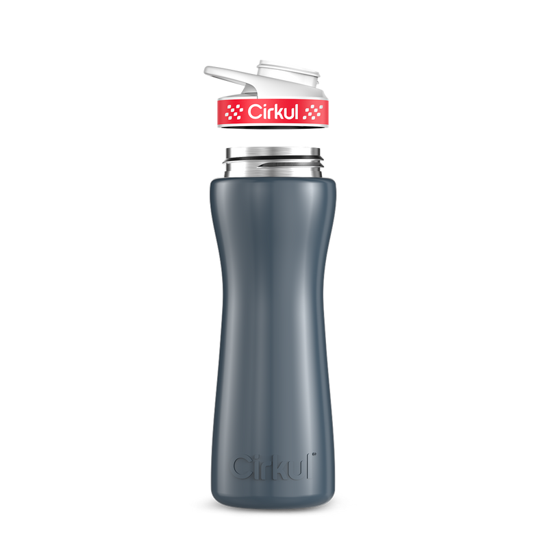 22oz. Stainless Steel Bottle & Comfort Grip Lid WQ42
