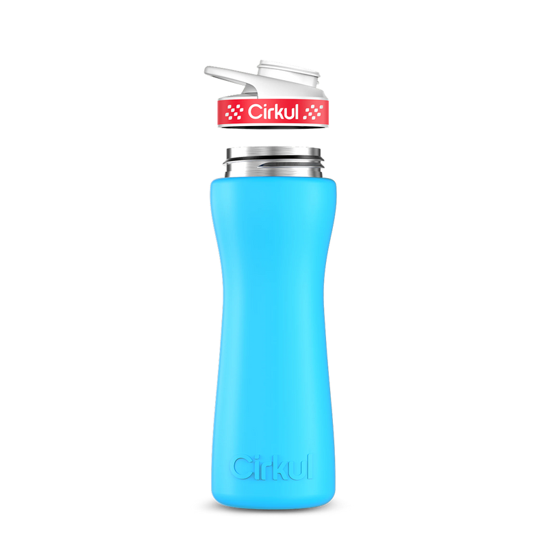 22oz. Stainless Steel Bottle & Comfort Grip Lid WQ42