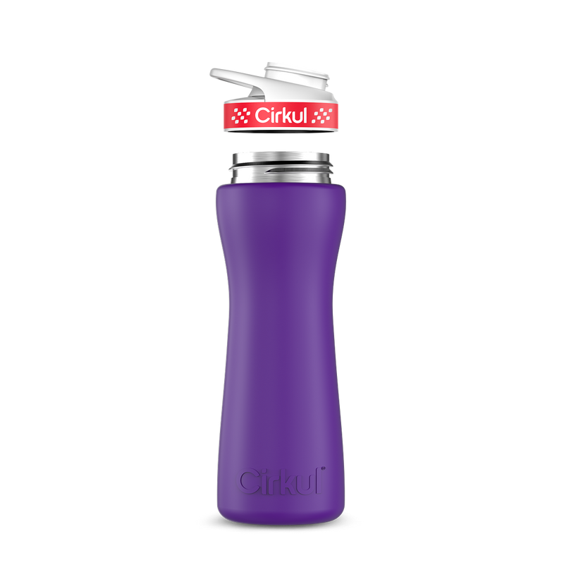 22oz. Stainless Steel Bottle & Comfort Grip Lid WQ42