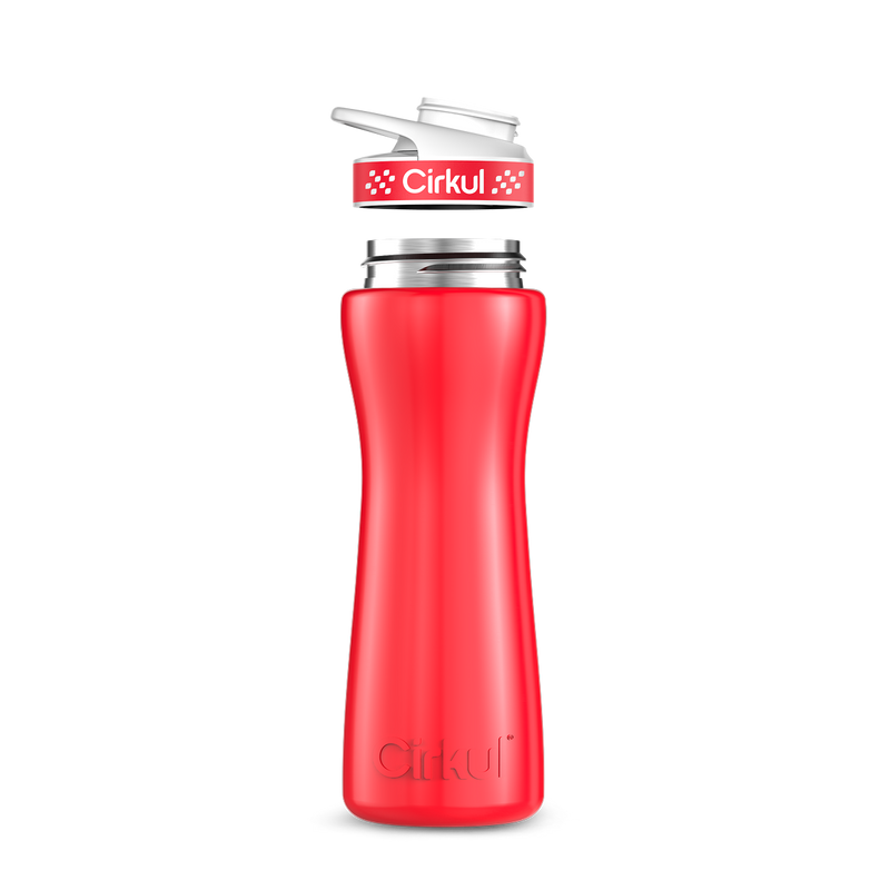 22oz. Stainless Steel Bottle & Comfort Grip Lid WQ42