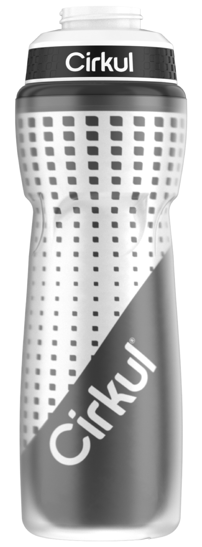 22oz. Insulated Squeeze Plastic Bottle & Sport Lid UV6S