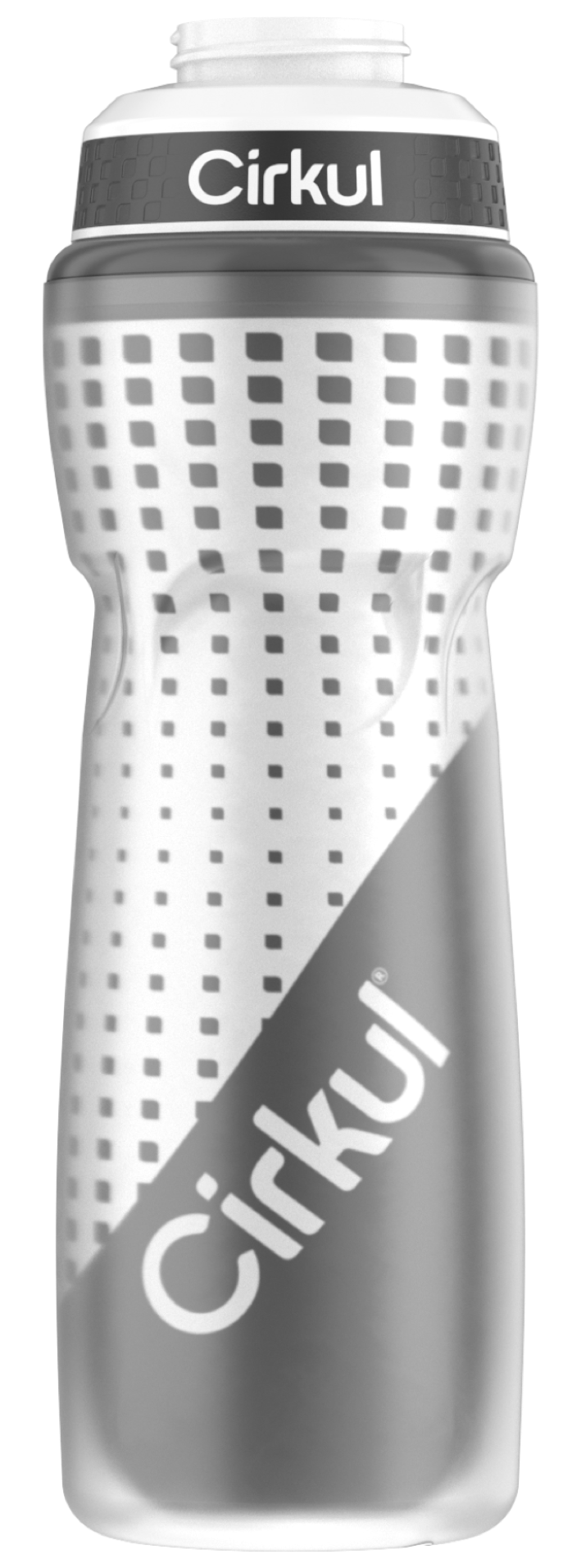 22oz. Insulated Squeeze Plastic Bottle & Sport Lid UV6S