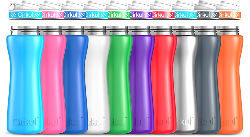 Custom 22oz. Stainless Steel Bottle & Comfort Grip Lid UGSB