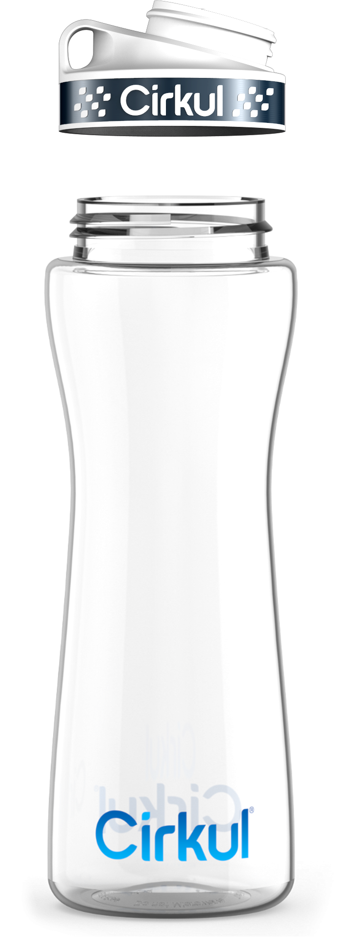 Custom 22oz. Plastic Bottle & Comfort Grip Lid 05CC
