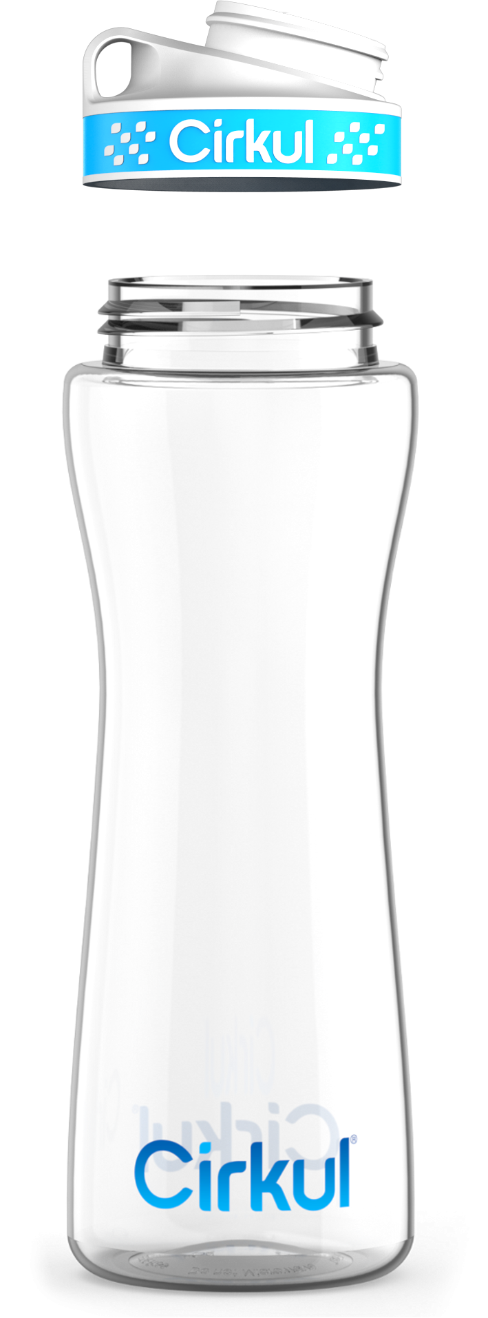 Custom 22oz. Plastic Bottle & Comfort Grip Lid 05CC