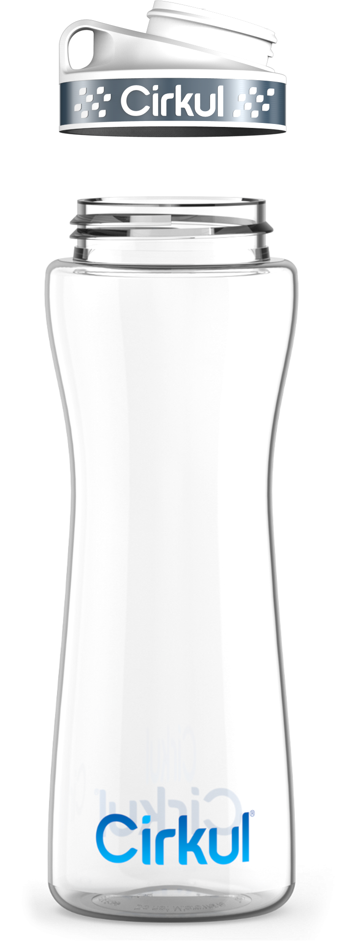 Custom 22oz. Plastic Bottle & Comfort Grip Lid 05CC