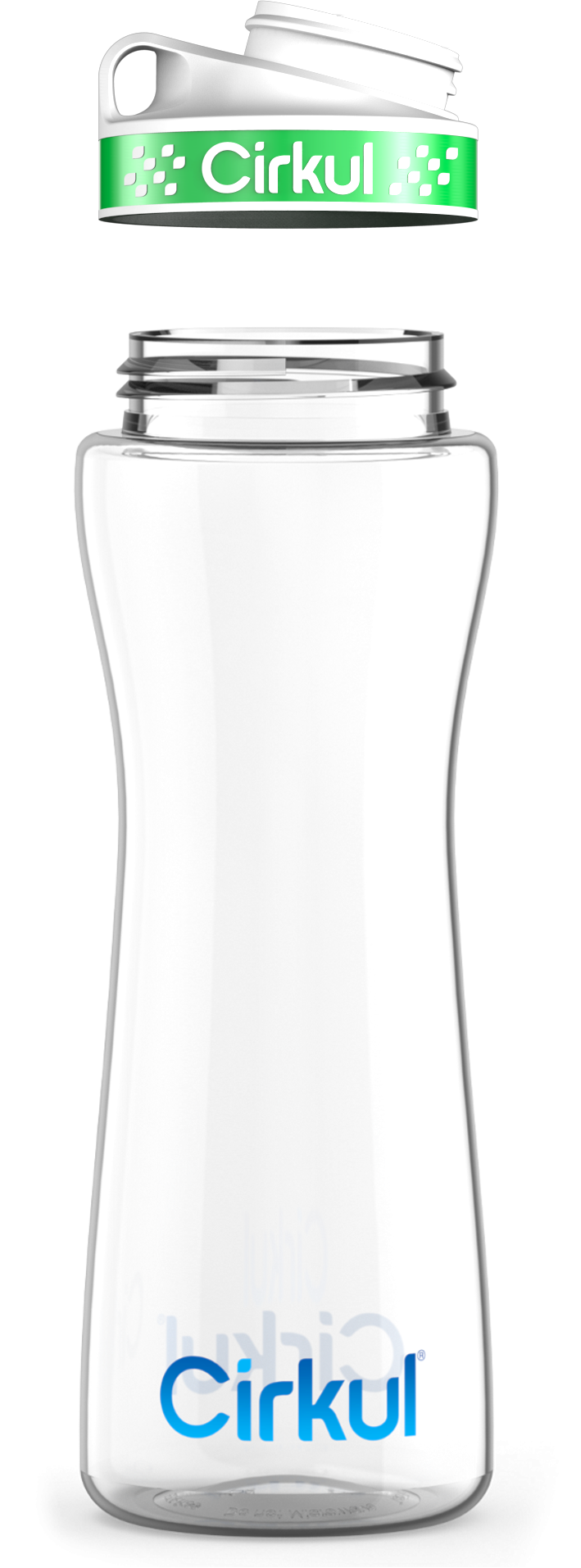 Custom 22oz. Plastic Bottle & Comfort Grip Lid 05CC
