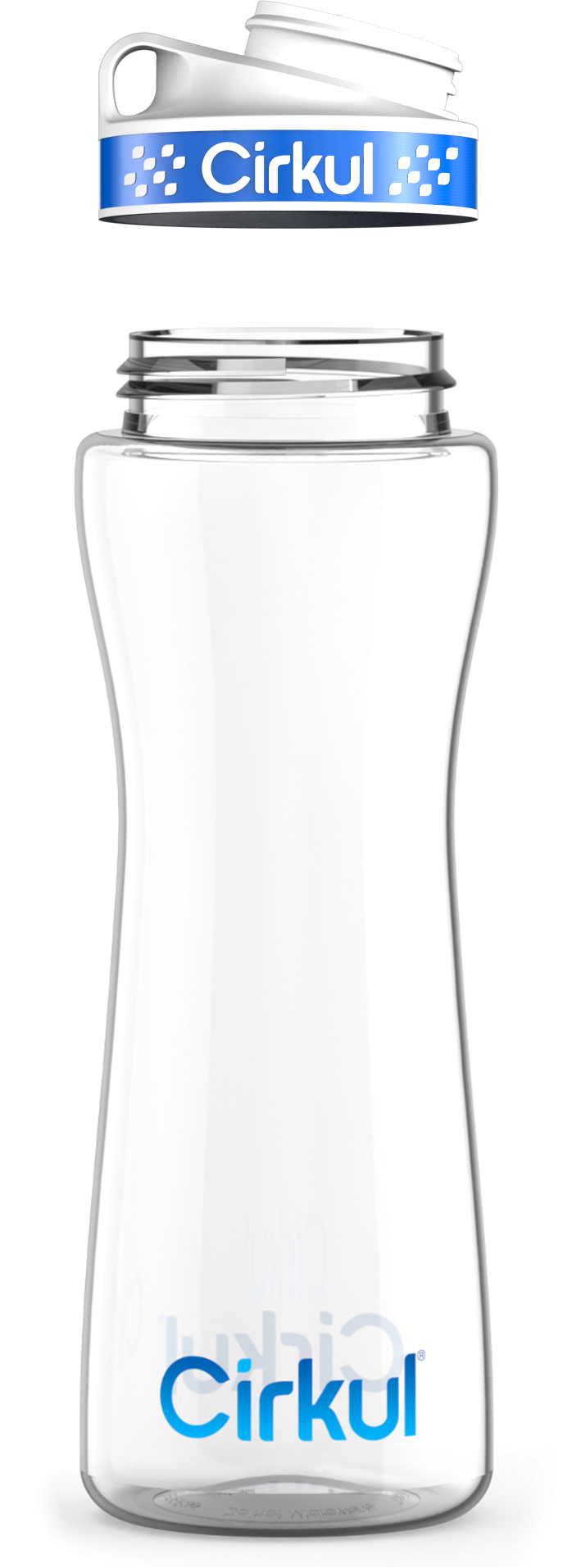 Custom 22oz. Plastic Bottle & Comfort Grip Lid 05CC