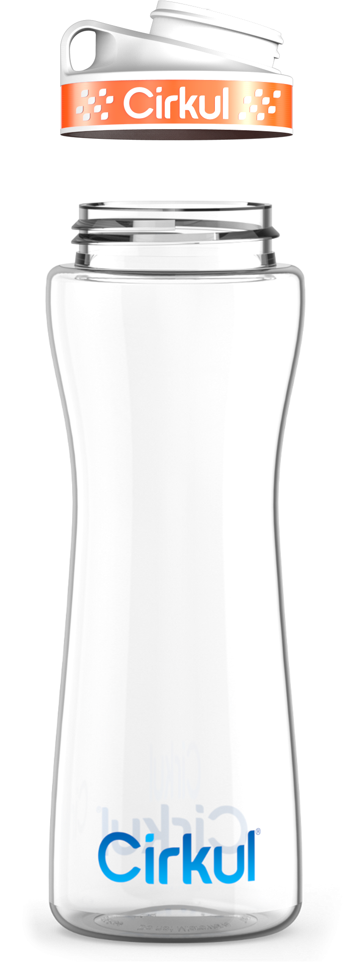Custom 22oz. Plastic Bottle & Comfort Grip Lid 05CC