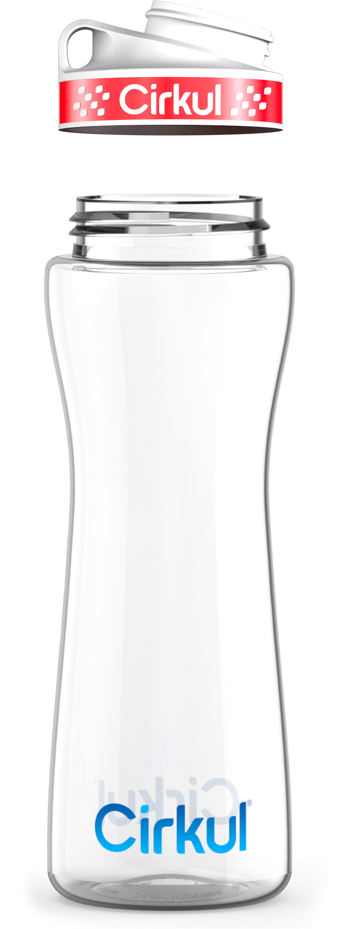 Custom 22oz. Plastic Bottle & Comfort Grip Lid 05CC
