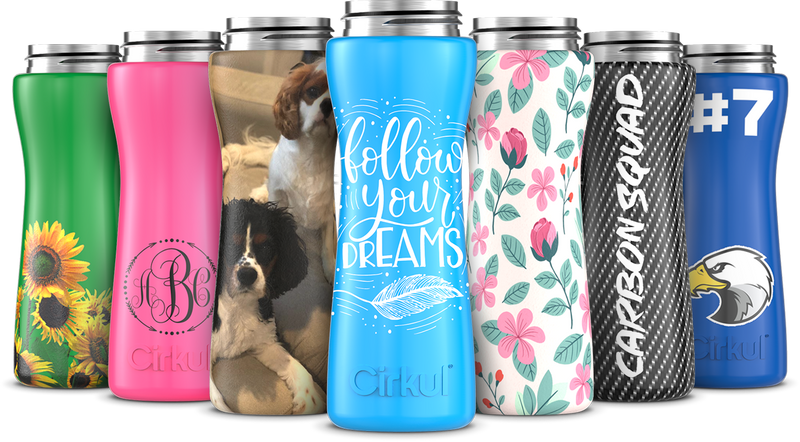 Custom 22oz. Stainless Steel Bottle & Comfort Grip Lid UGSB